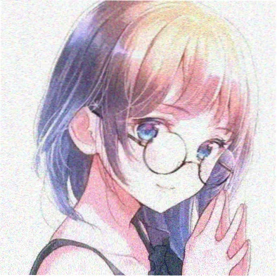 深海蓝调冷色系动漫女孩头像
