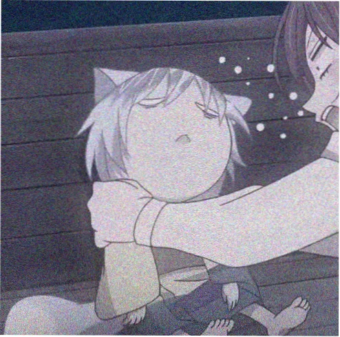 无声电台孤独感动漫女孩头像